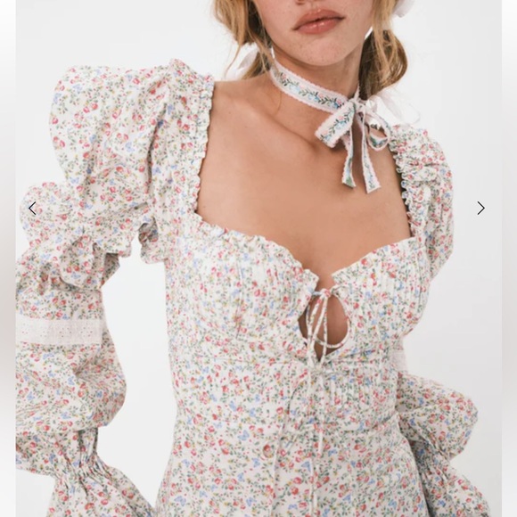 NWT FOR LOVE AND LEMONS Lucca Mini Dress - Picture 2 of 11